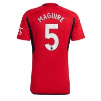 Dres Manchester United Harry Maguire #5 Domáci 2023-24 Krátky Rukáv